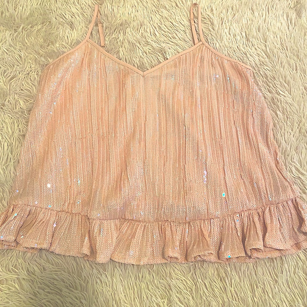 NWT Anthropologie Fashion Top Size 0P Sequins